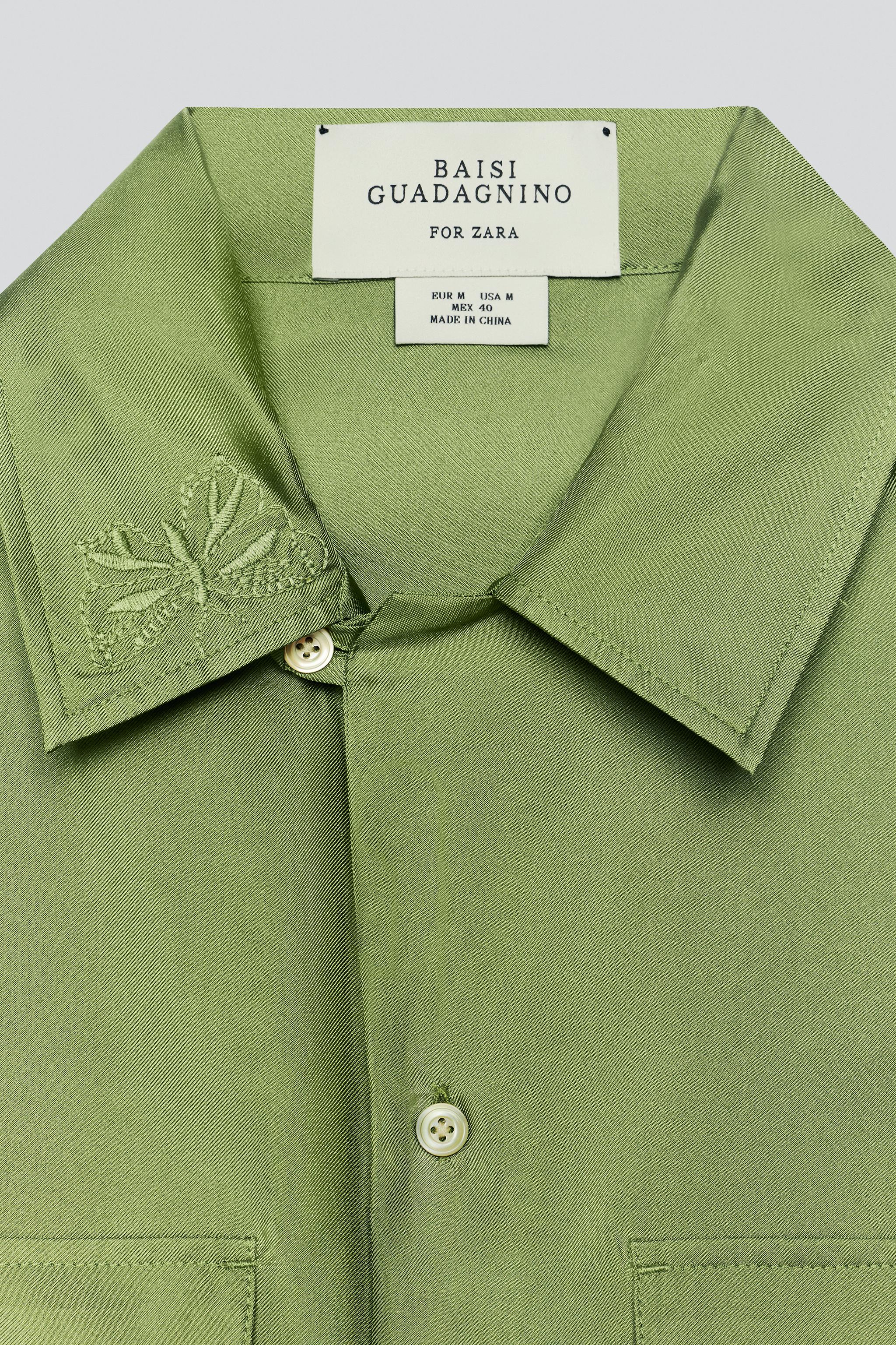 100% SILK POCKET SHIRT