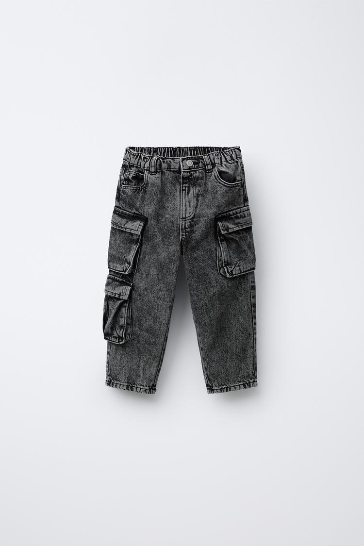 MULTI-CARGO JEANS Grey ZARA United Kingdom