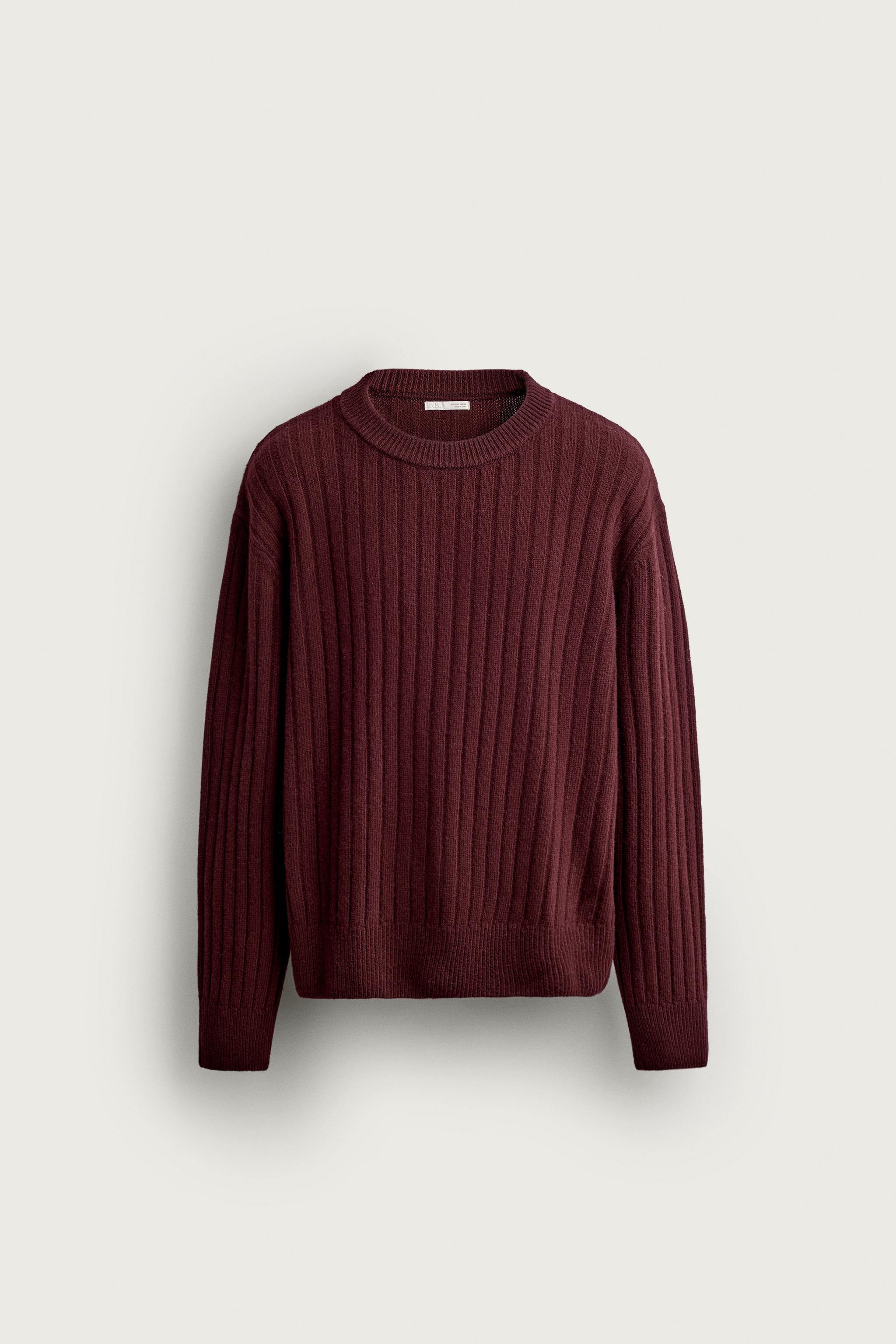 PULL CANNELÉ 100 % LAINE