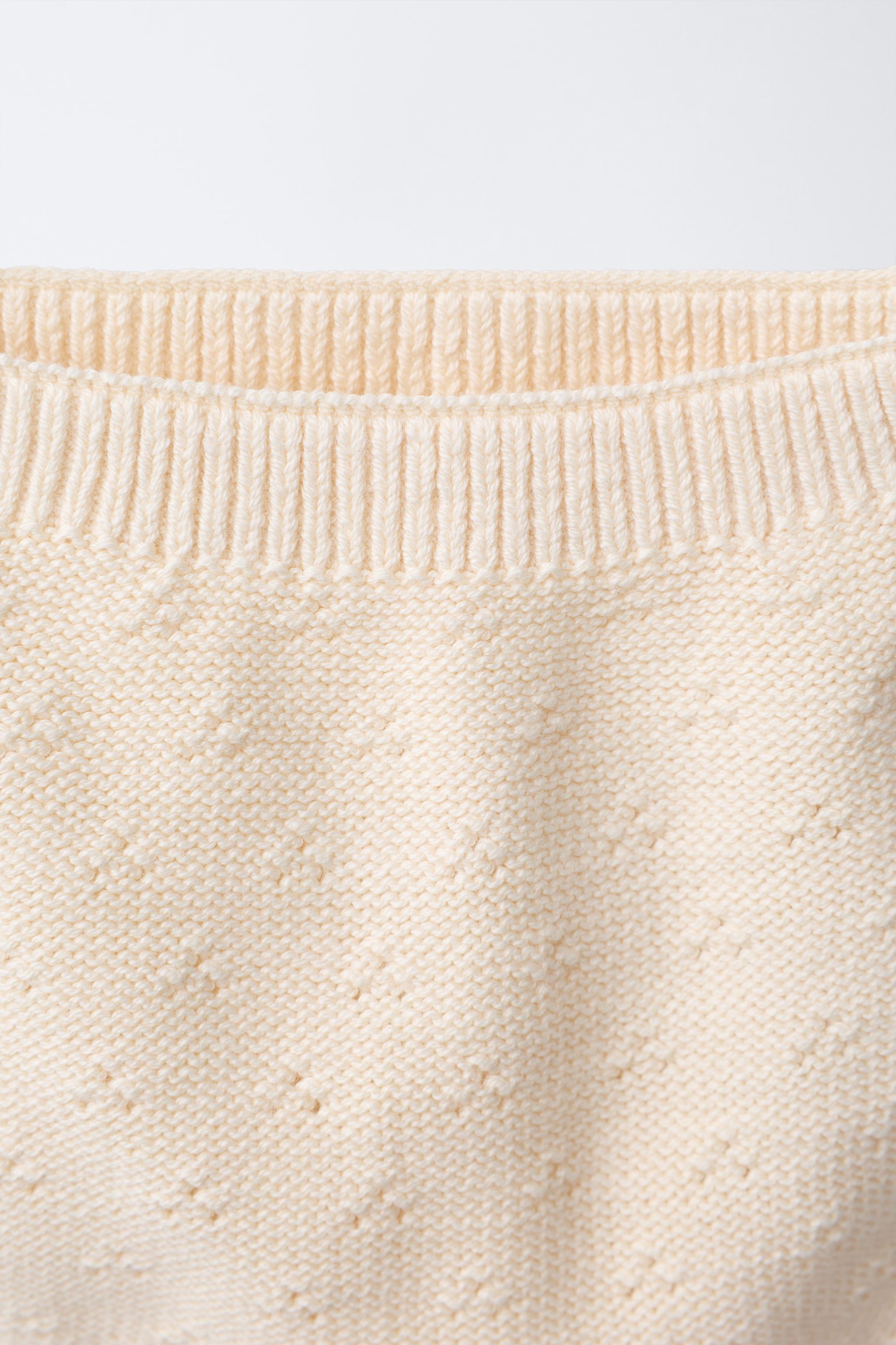 Детские свитеры Zara OPENWORK AND BOBBLE BOTTOMS — фото 5