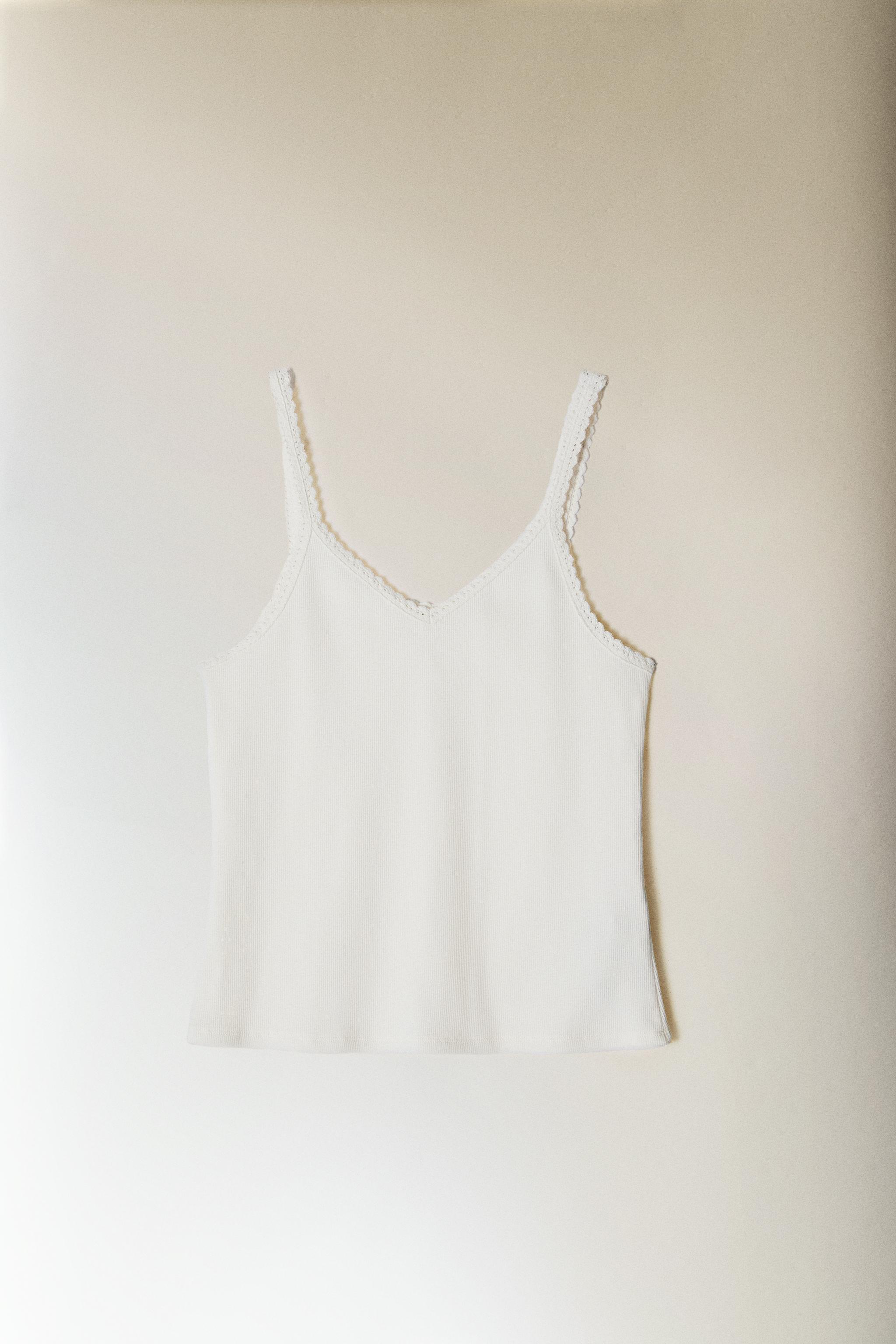 TOP WITH CROCHET DETAIL