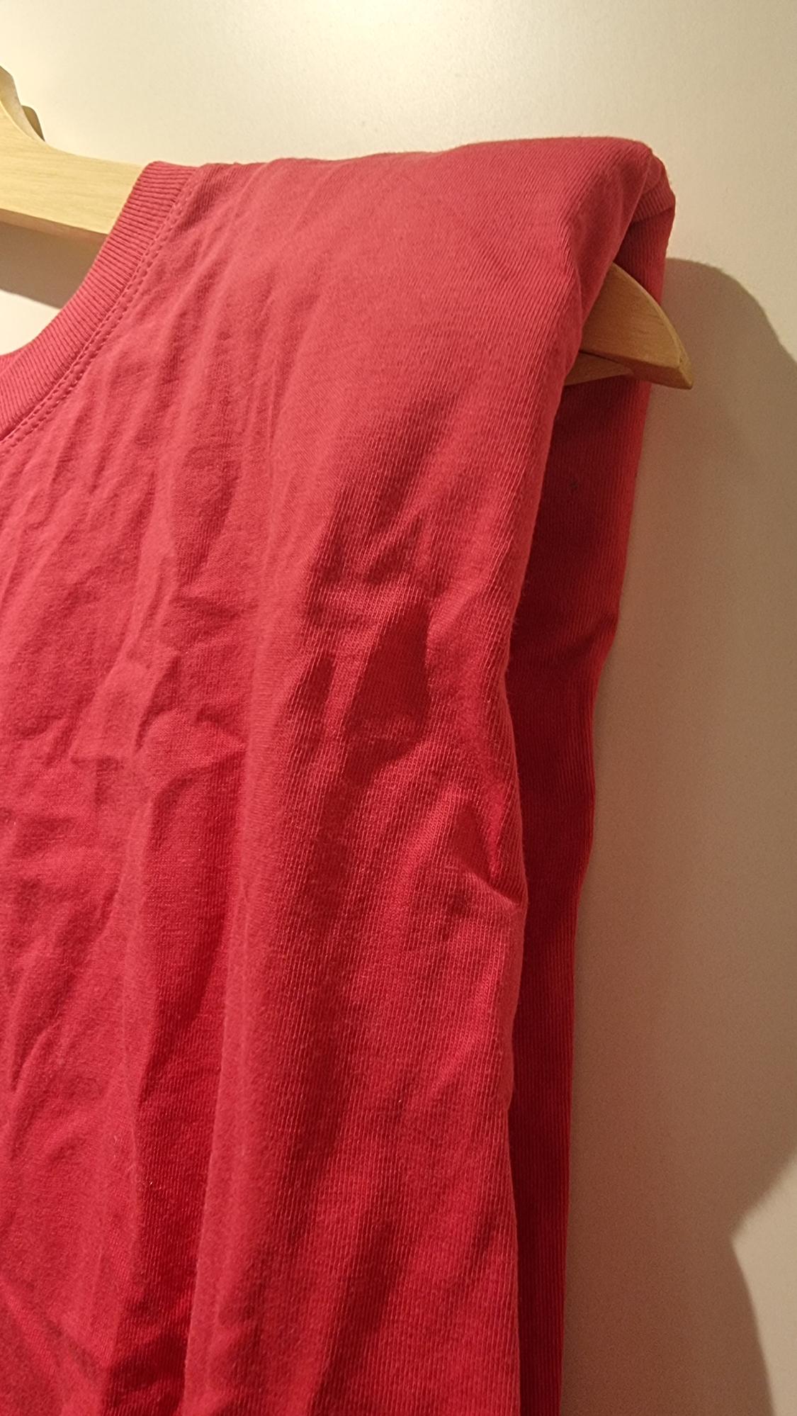 COTTON T-SHIRT WITH SHOULDER PADS - Image 3