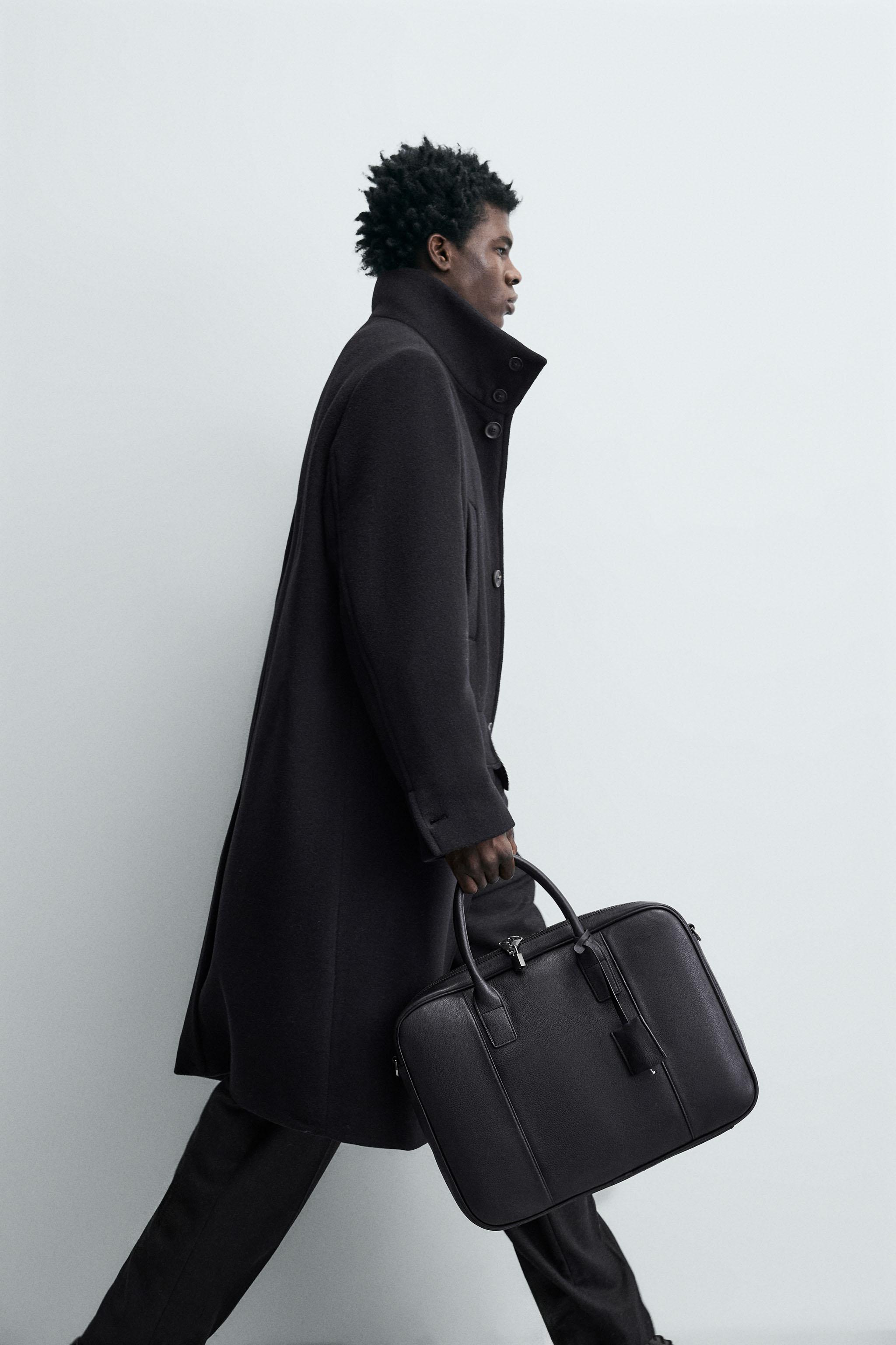 LEATHER BRIEFCASE - Black | ZARA United States
