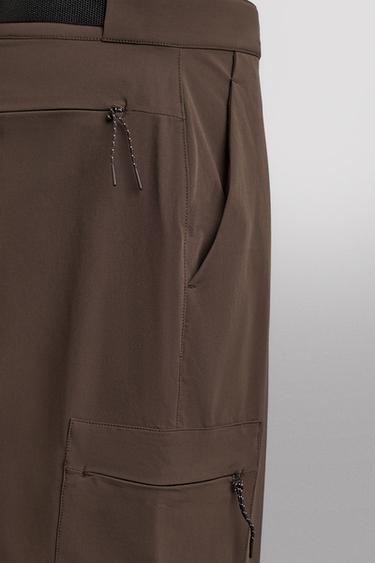 PANTALÓN TÉCNICO CARGO TREKKING - Marrón de Zara