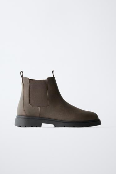 Zaras BOOTS MED RESÅR - Brun