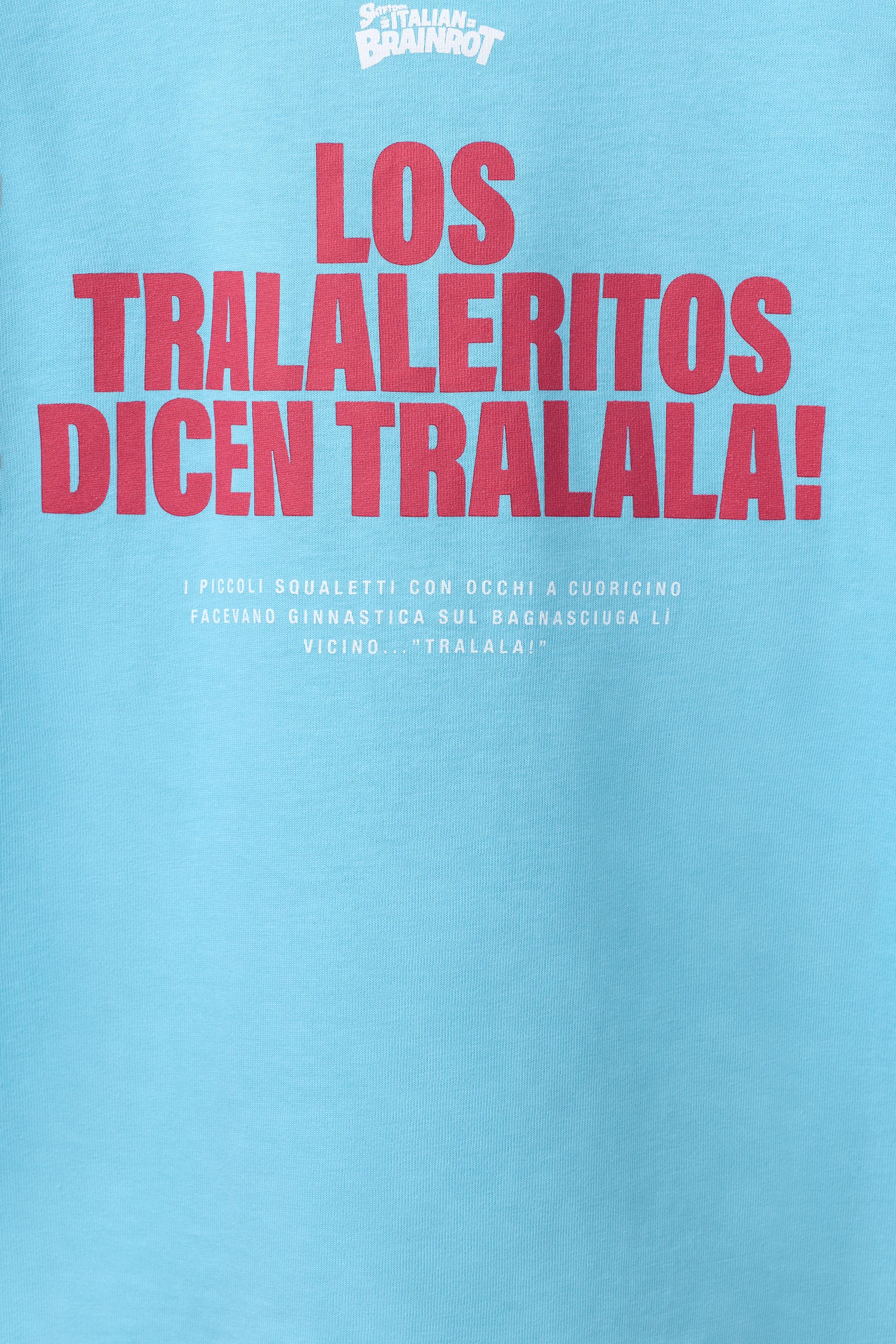 Zara SKIFIDOL ITALIAN BRAINROT™ PRINTED T-SHIRT — фото 4