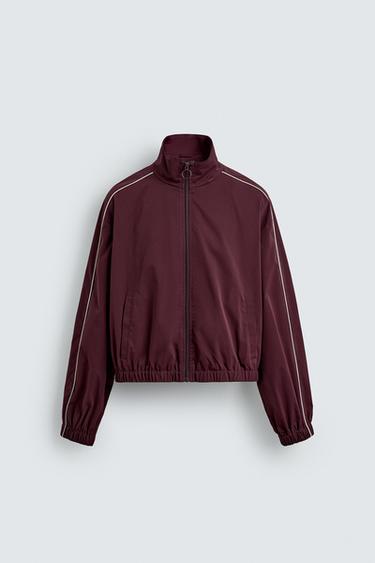 Zara SAMUEL DE SABOIA X ZARA RETRO TECHNICAL JACKET - Burgundy