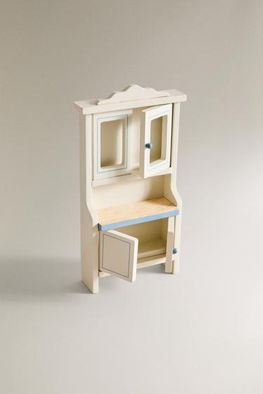 KIDS' DOLL HOUSE DINING ROOM TOY SET — Cream 2