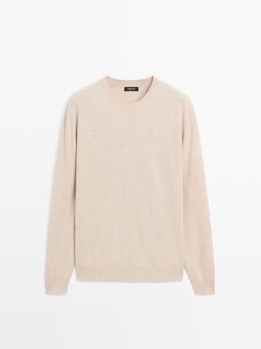 Zara Wool blend crew neck sweater - Butter