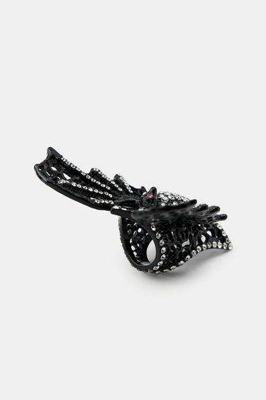 MAXI BAGUE CHAUVE-SOURIS - Noir de Zara - Image 1