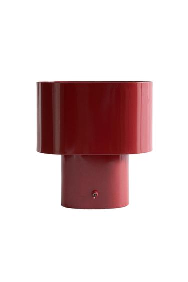 CORDLESS IRON TABLE LAMP - Red by Zara