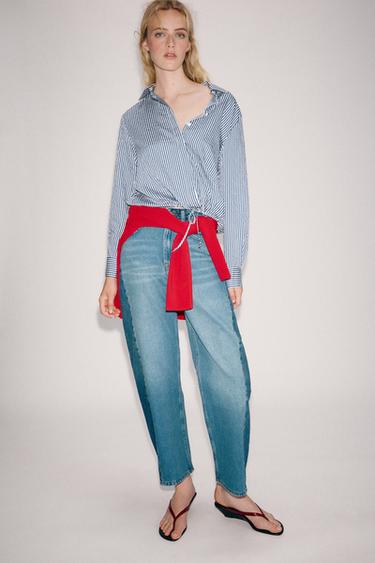 CAMISA RAYAS ZW COLLECTION - rayas de Zara