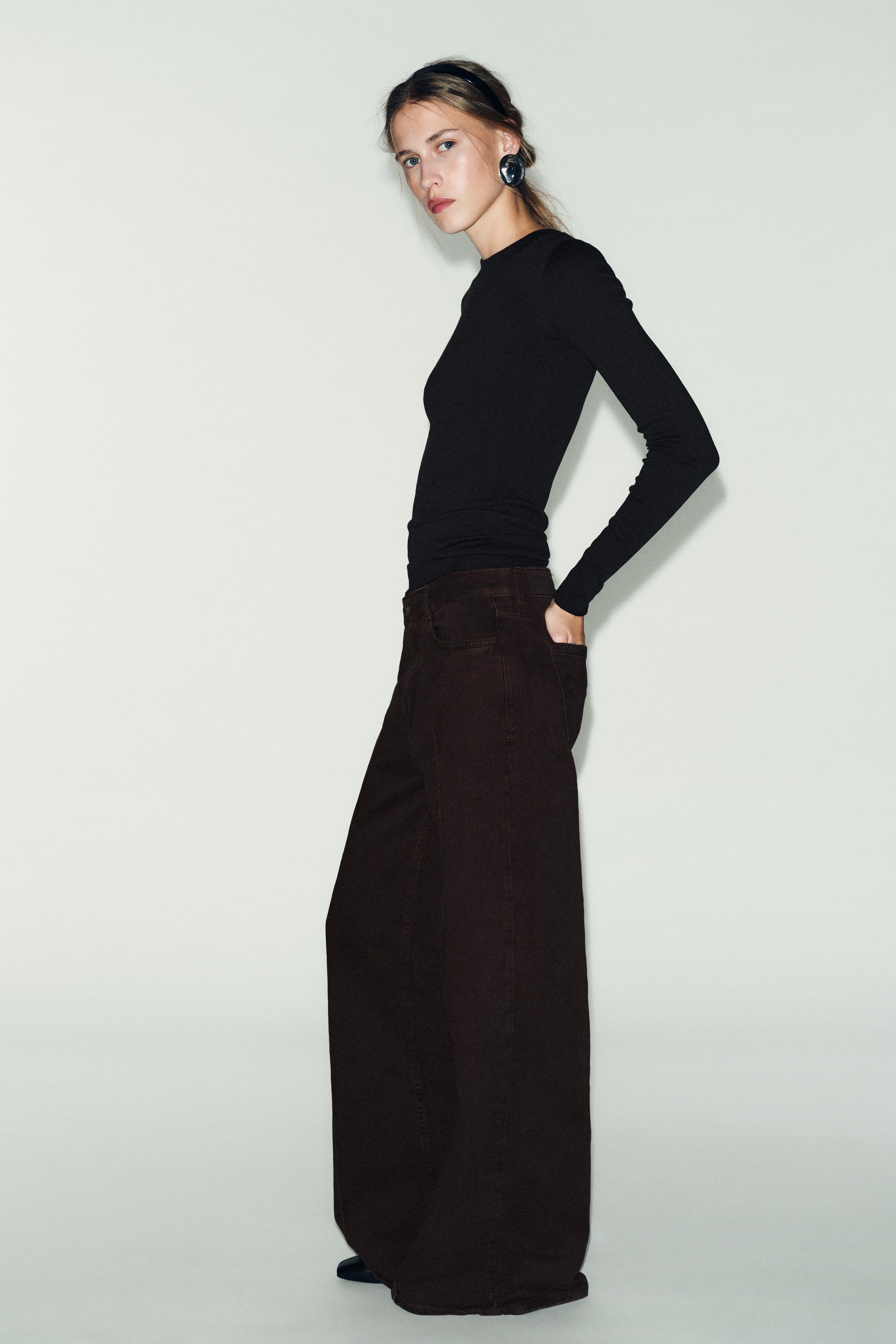 LONG SLEEVE RIBBED T-SHIRT