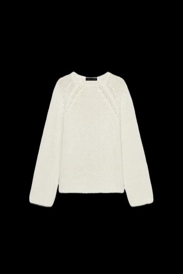 JERSEY PUNTO GRUESO - Crudo de Zara - Imagen 0