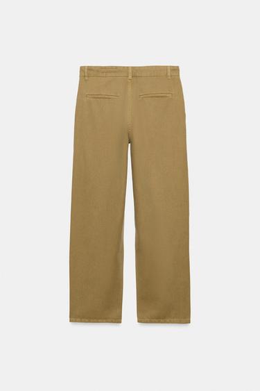 PANTALON CHINO ZW COLLECTION - Kaki de Zara - Image 7