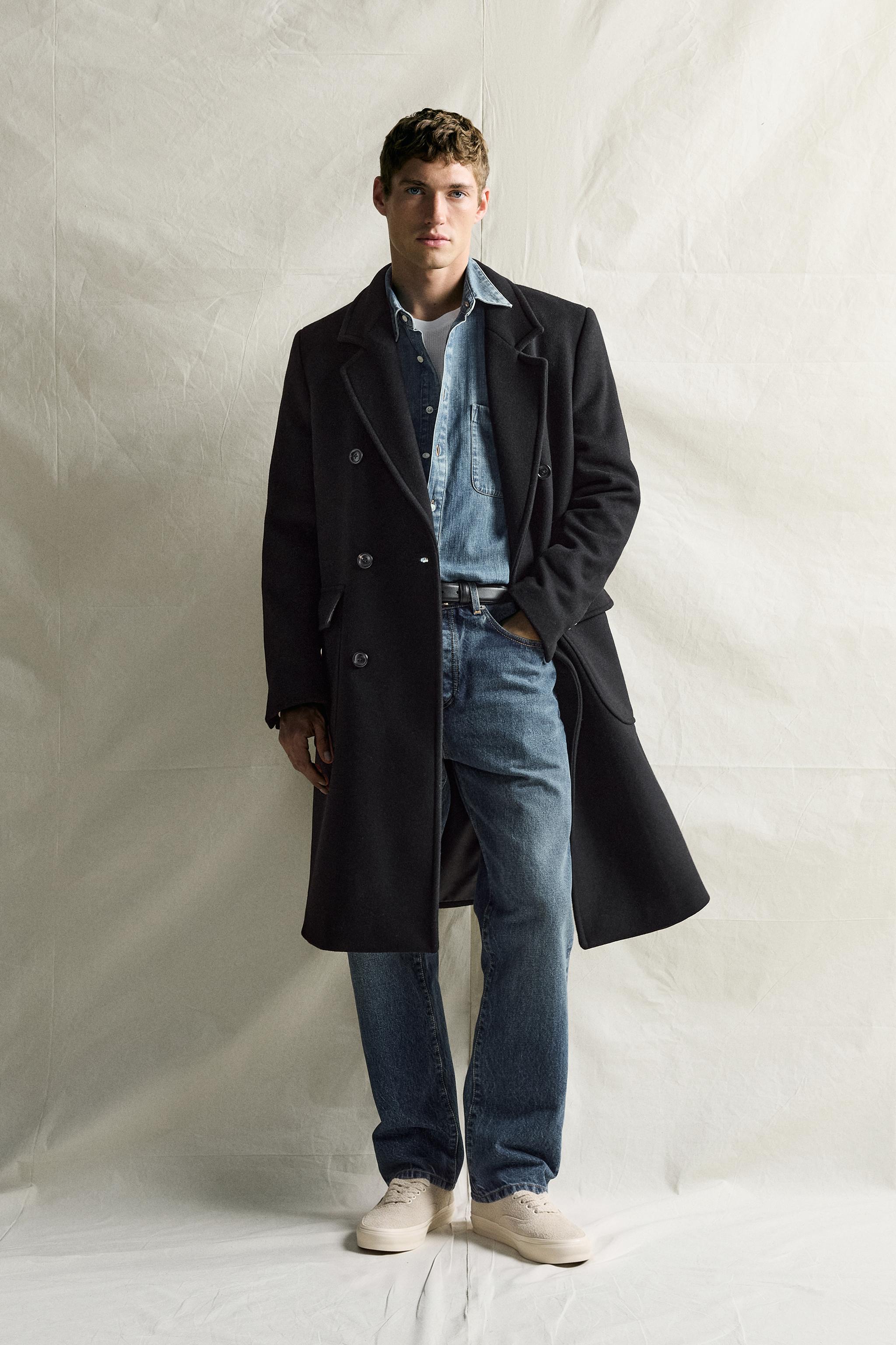 コート & ロングコート (ブラック・黒) | メンズ | ZARA 日本