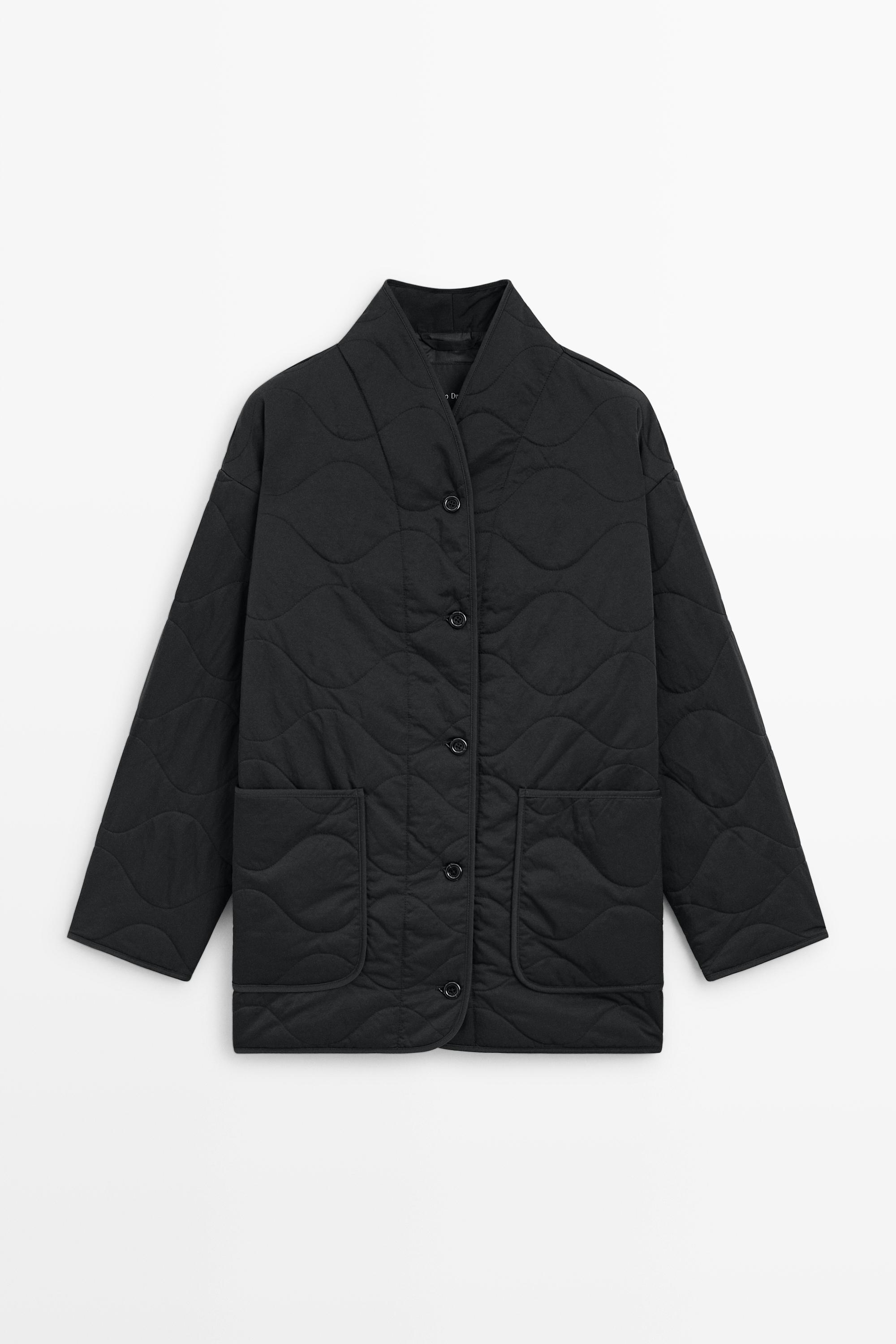 Veste matelassée légère à col montant