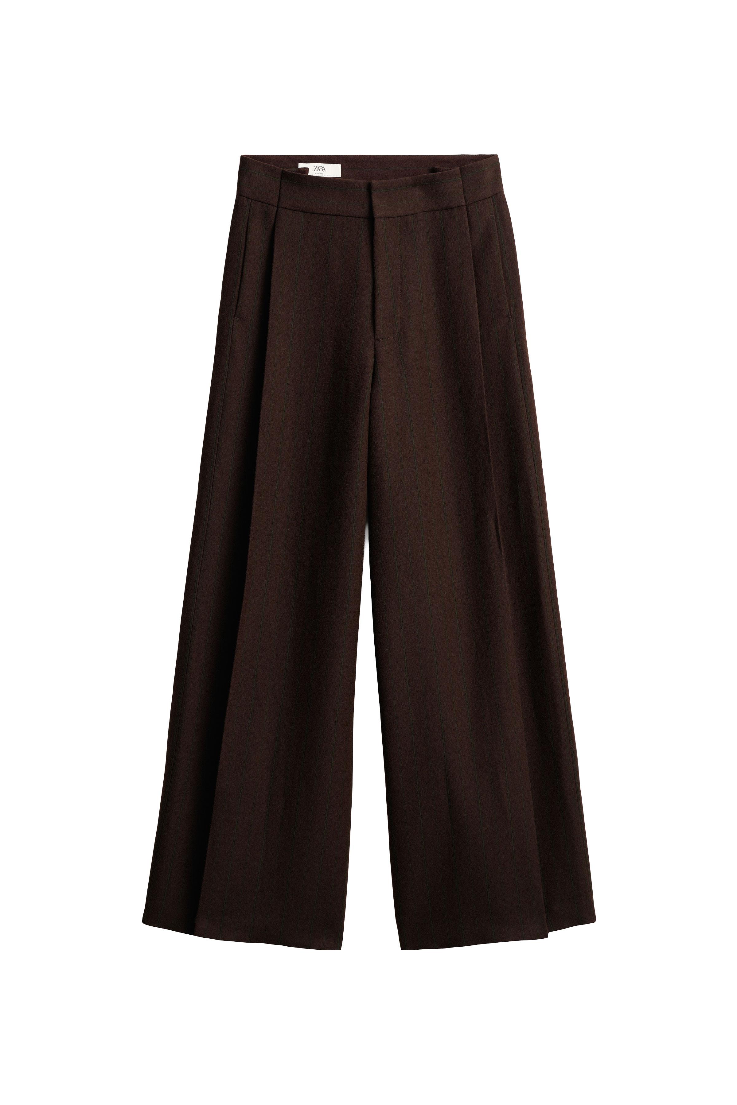PANTALÓN ANCHO RAYAS PLIEGUES LIMITED EDITION