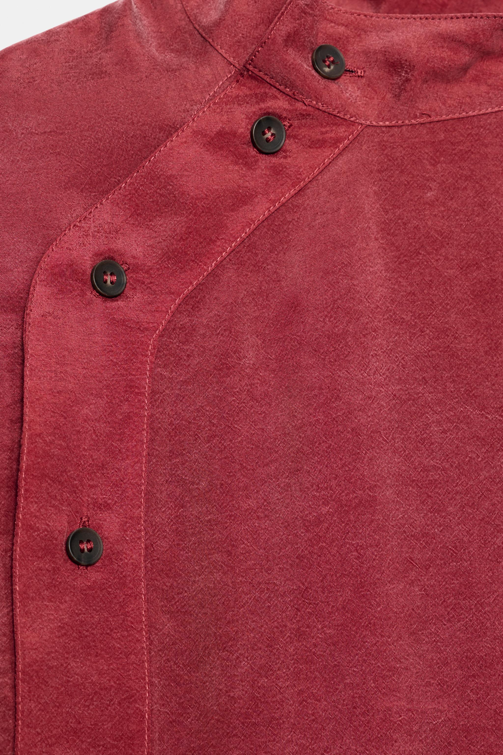 CHEMISE COL MONTANT FERMETURE LATÉRALE ZW COLLECTION