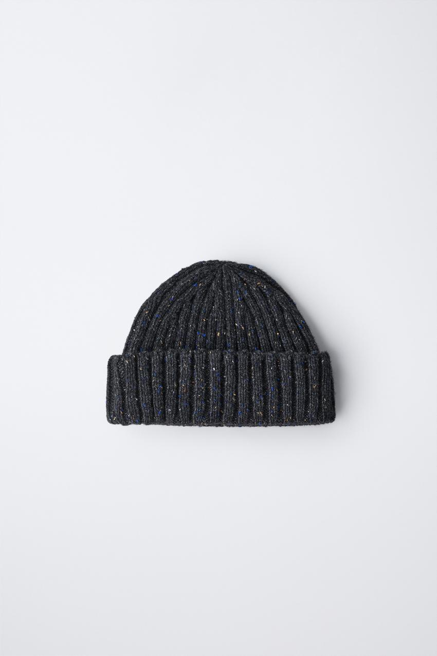 WOOL BOTONATO HAT - Dark gray | ZARA United States display picture 1