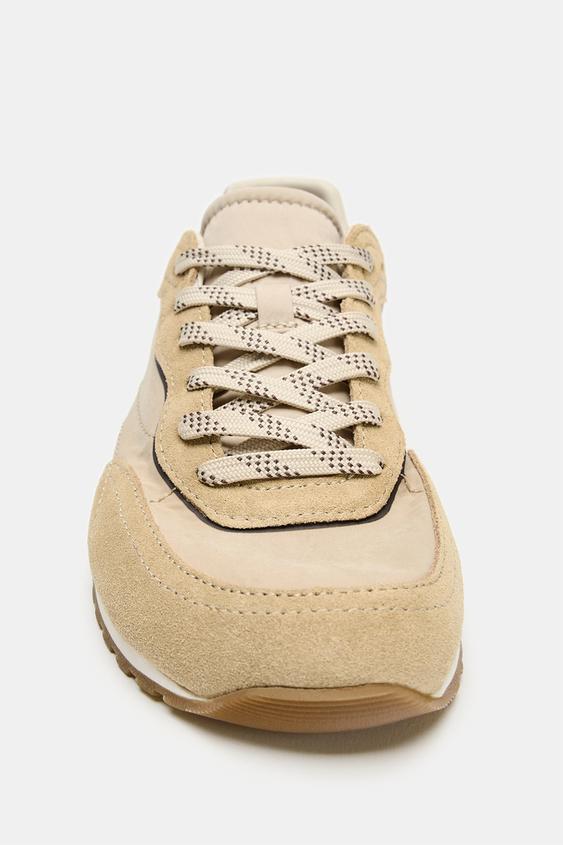 BAREFOOT RUNNING TRAINERS - Brown by Zara - Image 3