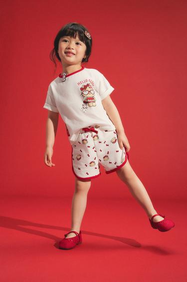 6-14 YEARS / HELLO KITTY © SANRIO PYJAMAS - White / Red by Zara