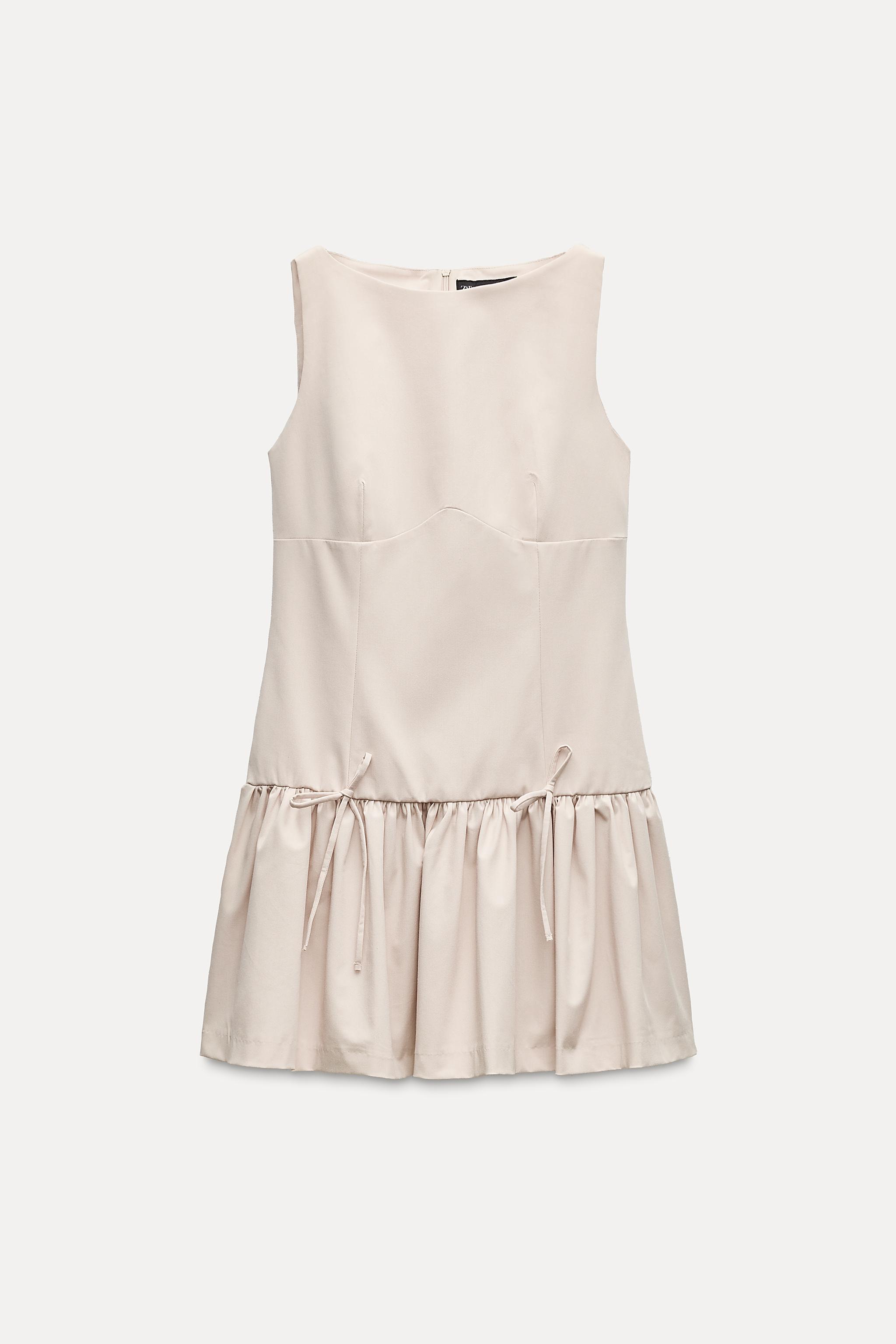 Zara dress with bows sales