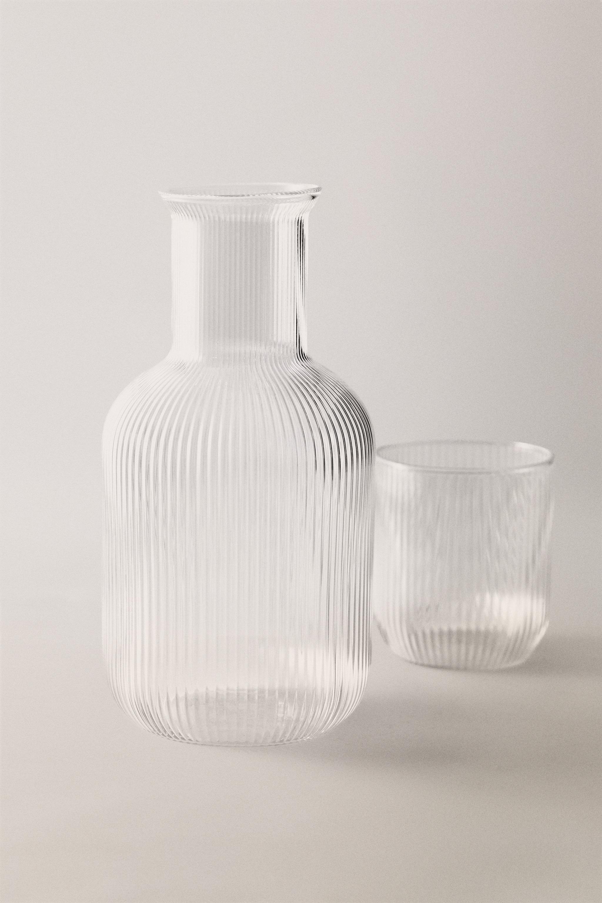 BOROSILICATE BOTTLE AND TUMBLER SET (SET OF 2)