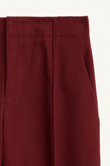 PANTALON CAPRI ÉDITION LIMITÉE - Vin de Zara - Image 6