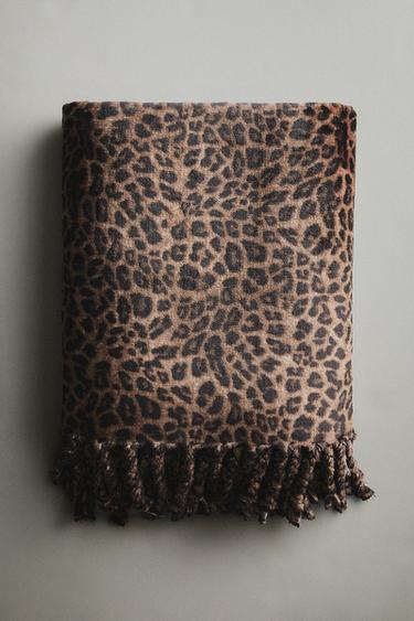 PLAID POLAIRE LÉOPARD - Leopard de Zara - Image 4