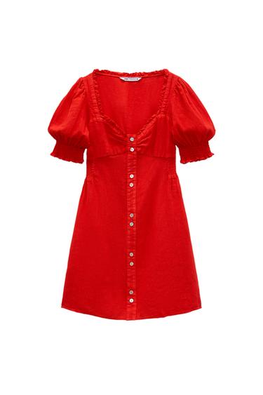 MINI LINEN DRESS