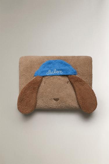 SERVIETTE DE BAIN CAPUCHE CHIEN - Marron de Zara - Image 3