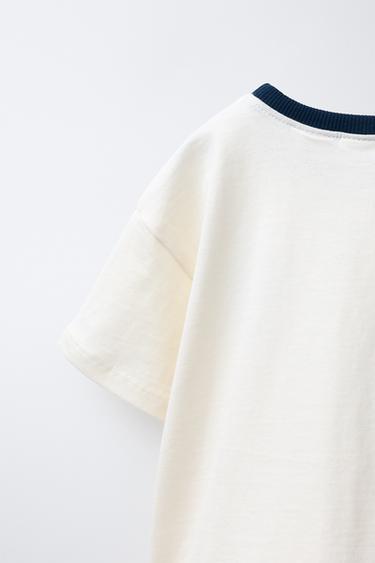 Haut Zara Coton Moutarde Brodé - Taille 38 - Neuf Avec étiquettes