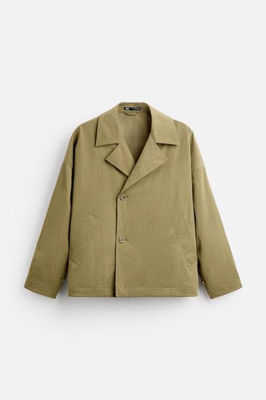 CROPPED TRENCHCOAT - Oil by Zara