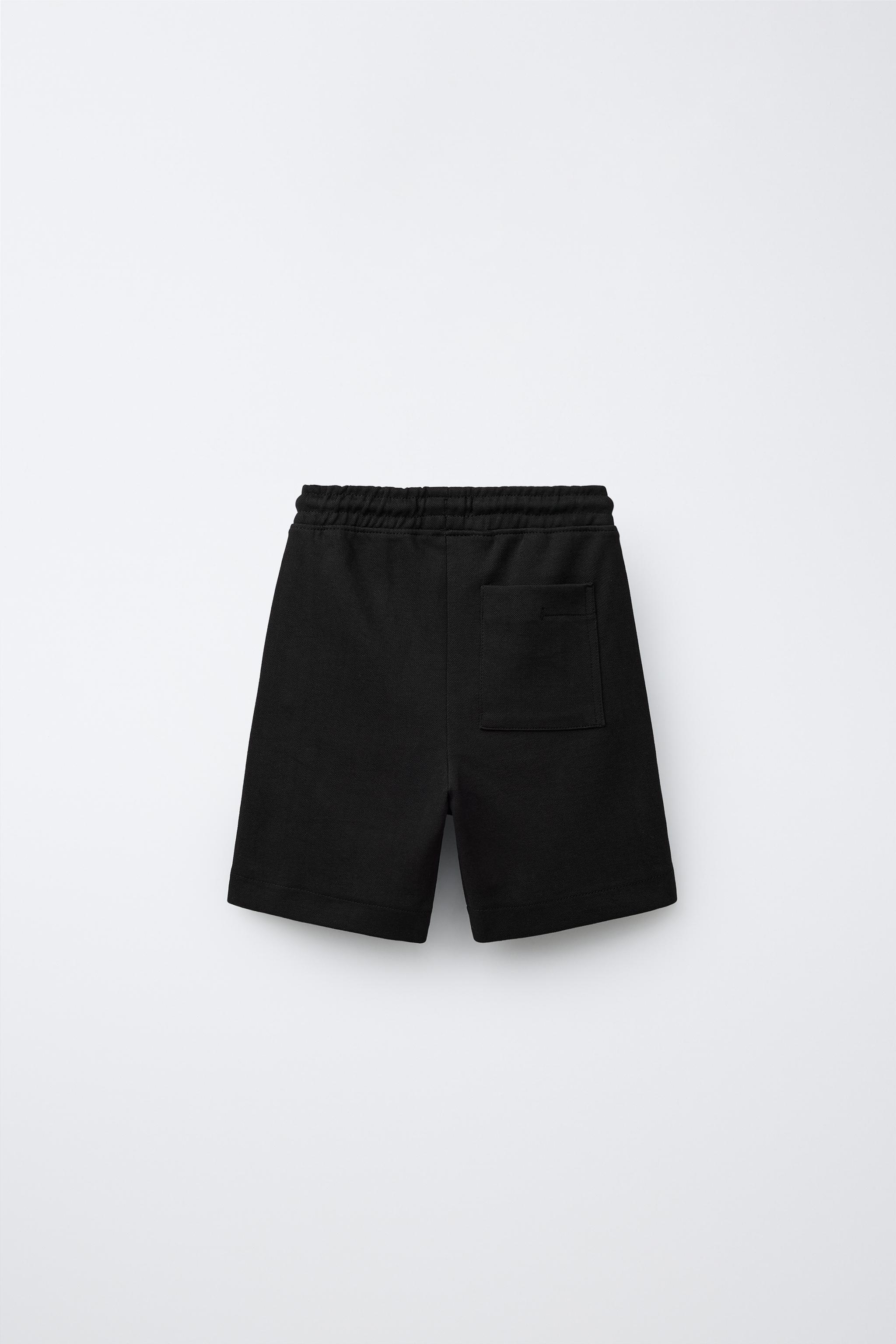 COMFORT PLUSH SHORTS — Black