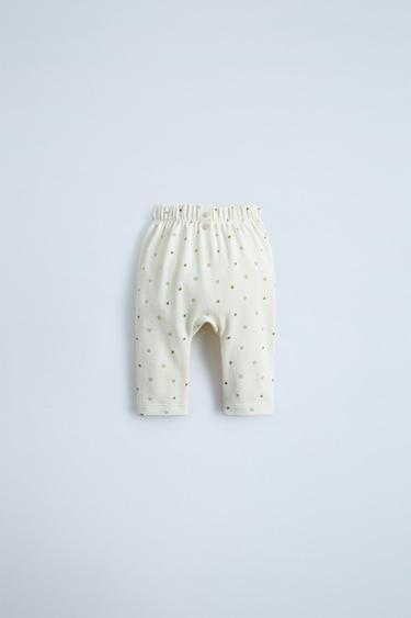 STARS LEGGINGS - Ecru by Zara