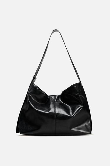 Zara TOTE BAG - Black
