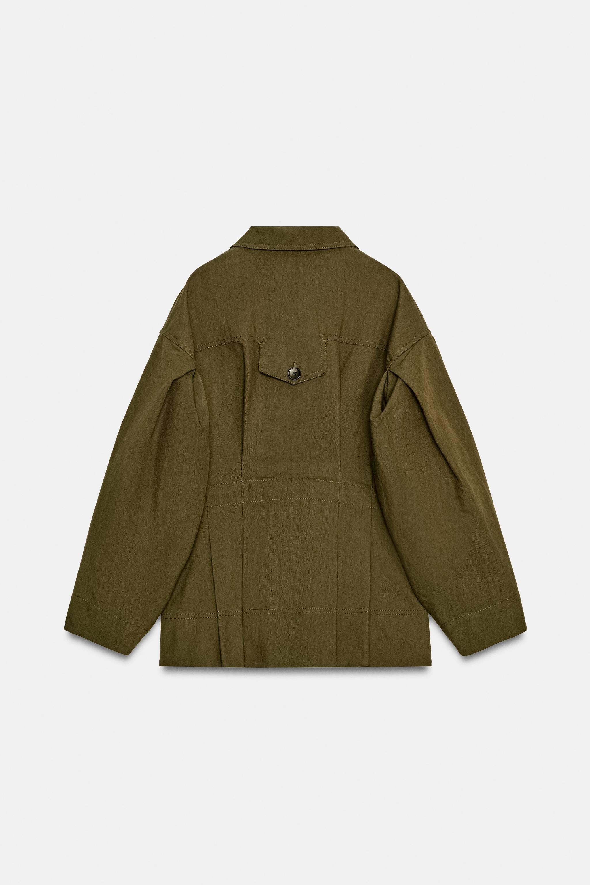 ZW COLLECTION POCKET JACKET - Khaki | ZARA United States