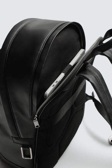 SAC À DOS TEXTURÉ - Noir de Zara - Image 7