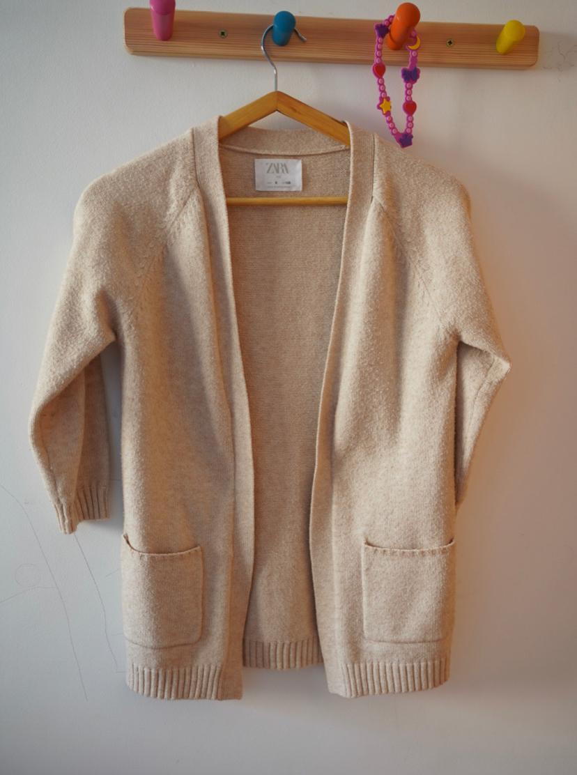 LONG STRUCTURED WEAVE CARDIGAN