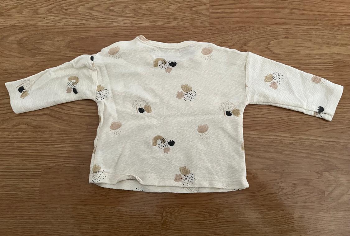 PRINTED SLUB KNIT PLUSH T-SHIRT - Image 2