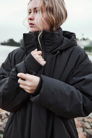 LONG WATER AND WIND PROTECTION ANORAK - Black by Zara - Image 2