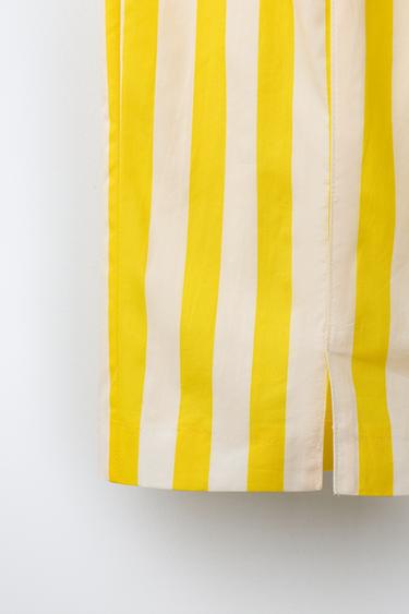 PANTALON DROIT À RAYURES - Imprimée de Zara - Image 2