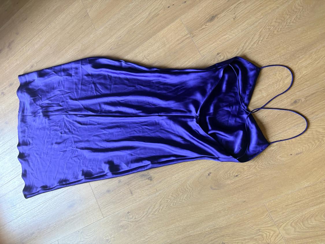 SATIN MIDI DRESS - Image 5