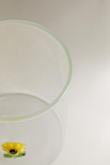 VERRE BOROSILICATE TOURNESOL - Jaune de Zara - Image 2