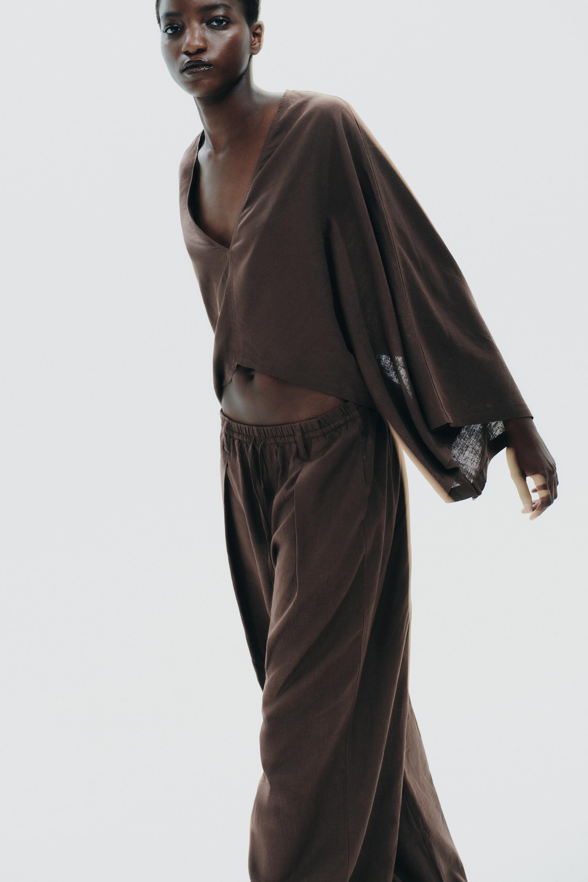 ASYMMETRIC CAPE KIMONO