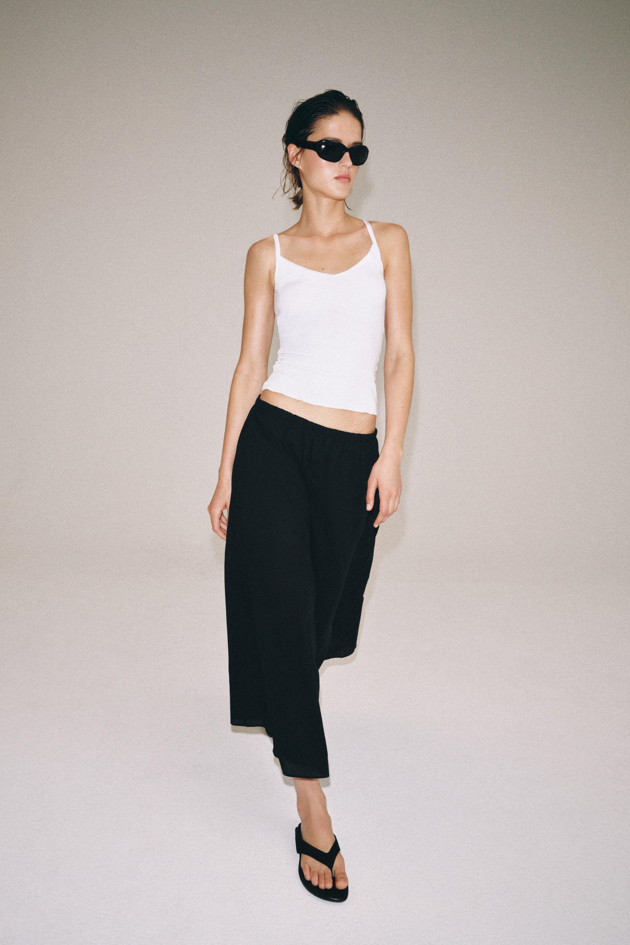 Zara ZW COLLECTION UZUN ETEK görsel 5