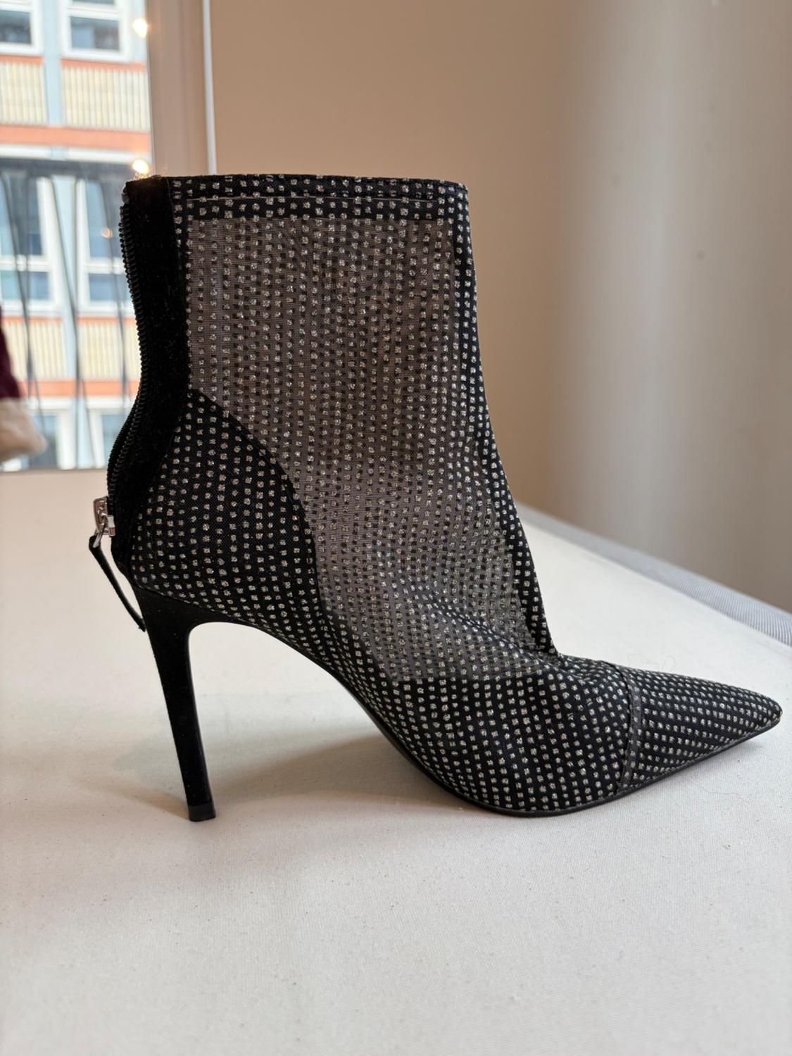 HIGHHEEL ANKLE BOOTS WITH RHINESTONES. POINTED TOE - Image 3