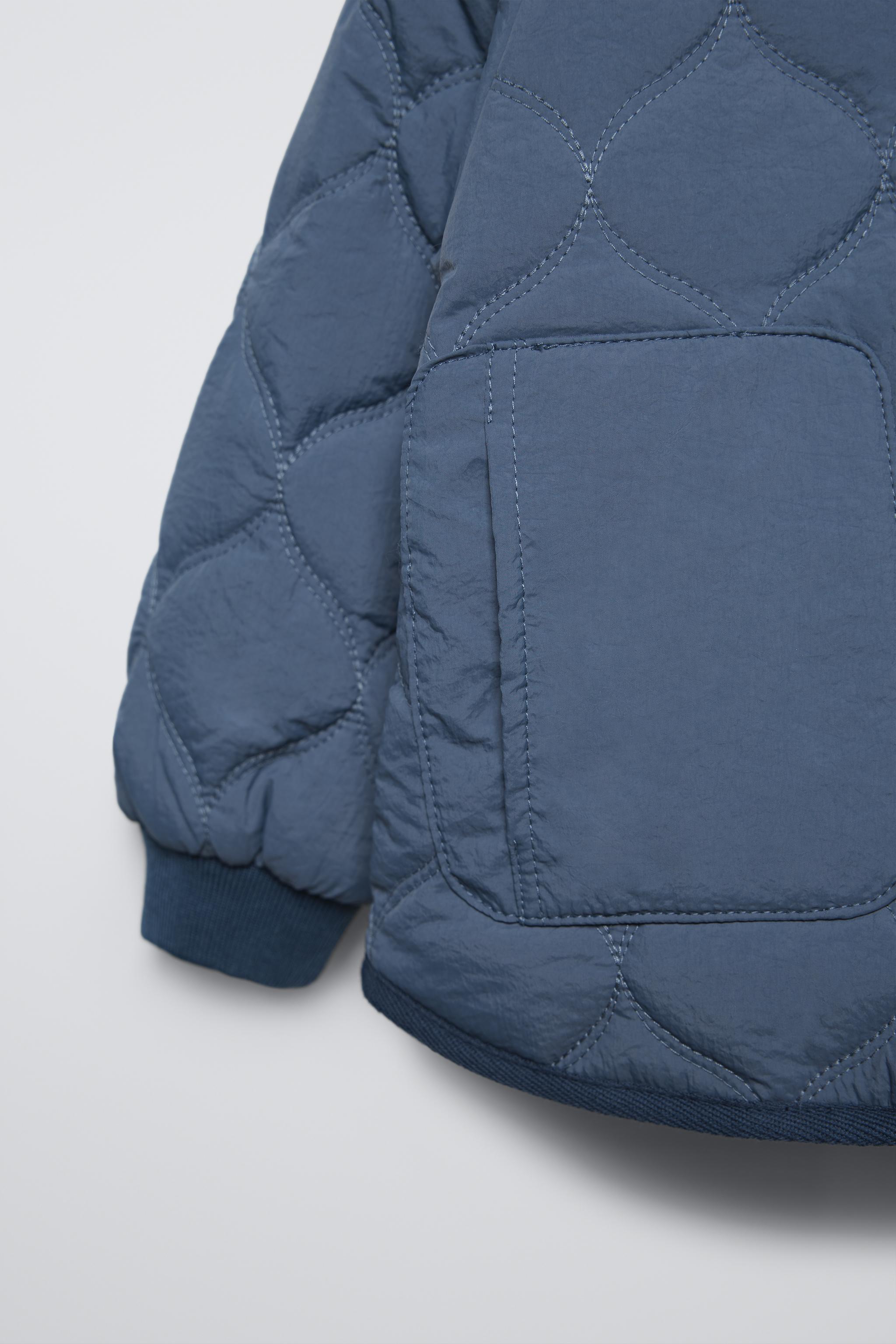 ZARA ウォーターレペレントパフジャケット XS たわい