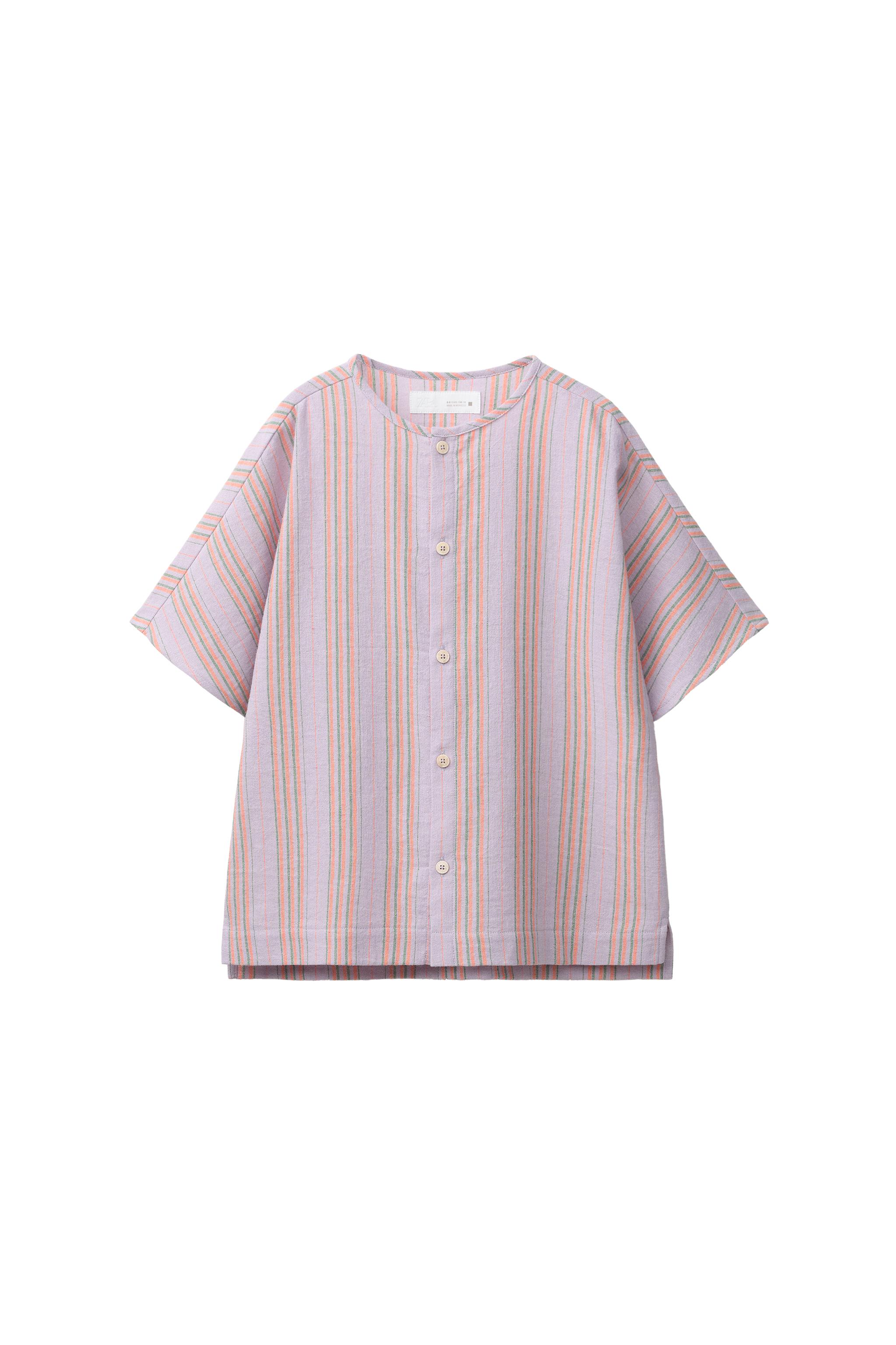ストライプシャツ - ピンク/モーブ | ZARA Japan / 日本